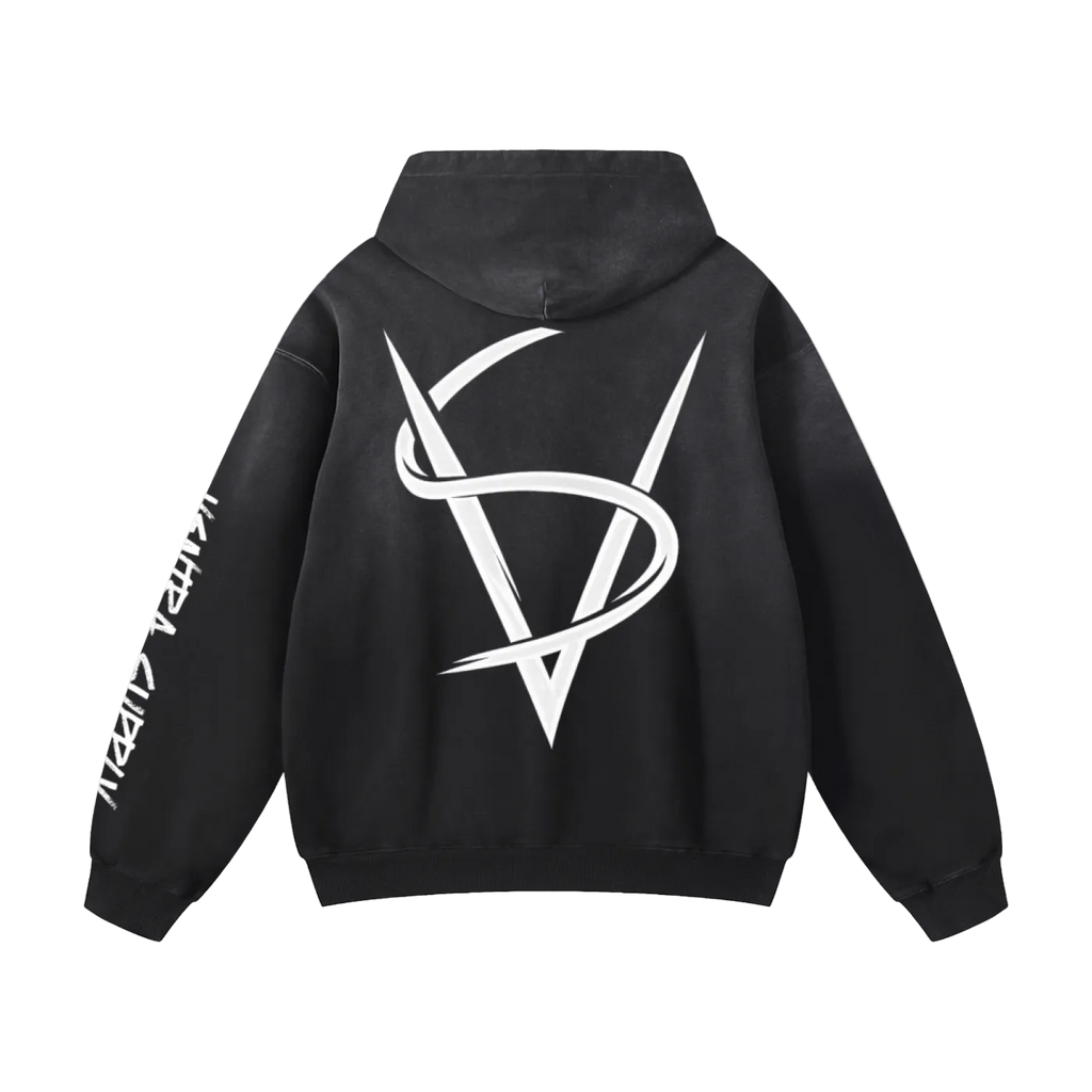 Heavyweight Sunfade Oversized ventra Hoodie