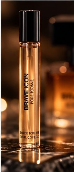 brave icon pour homme fragrance set with travel spray