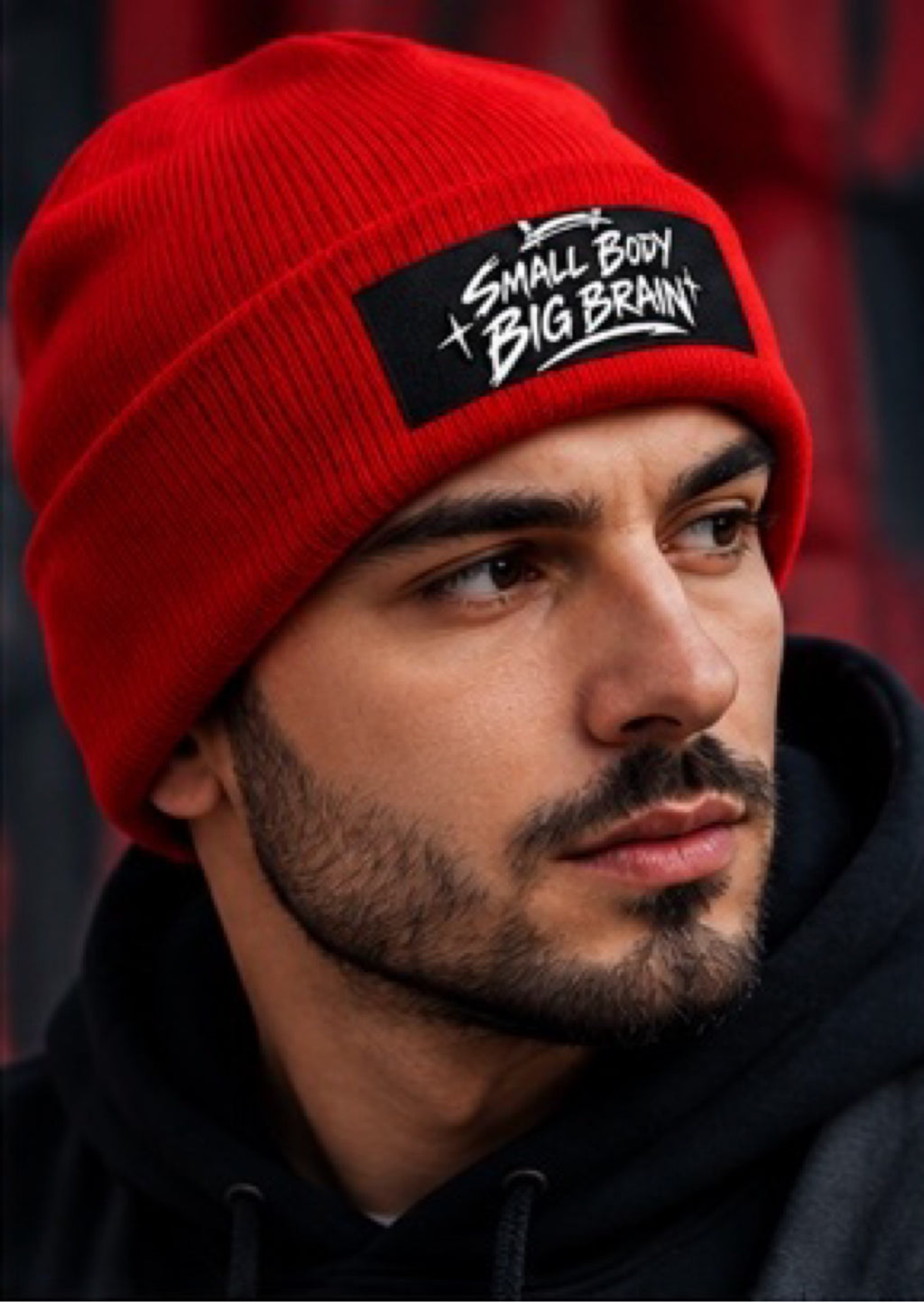 Small Body Big Brain Premium Cuffed Beanie