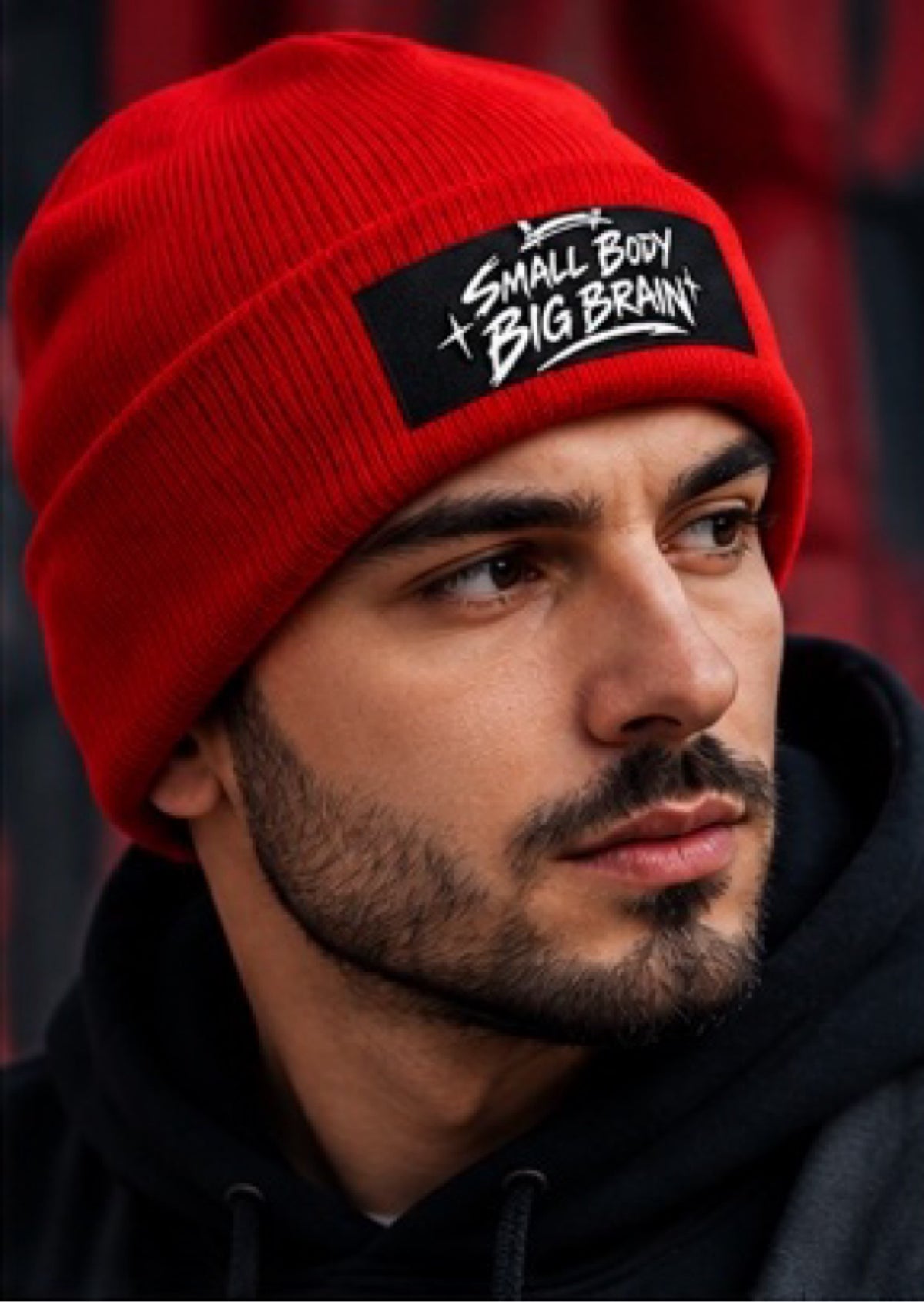Small Body Big Brain Premium Cuffed Beanie