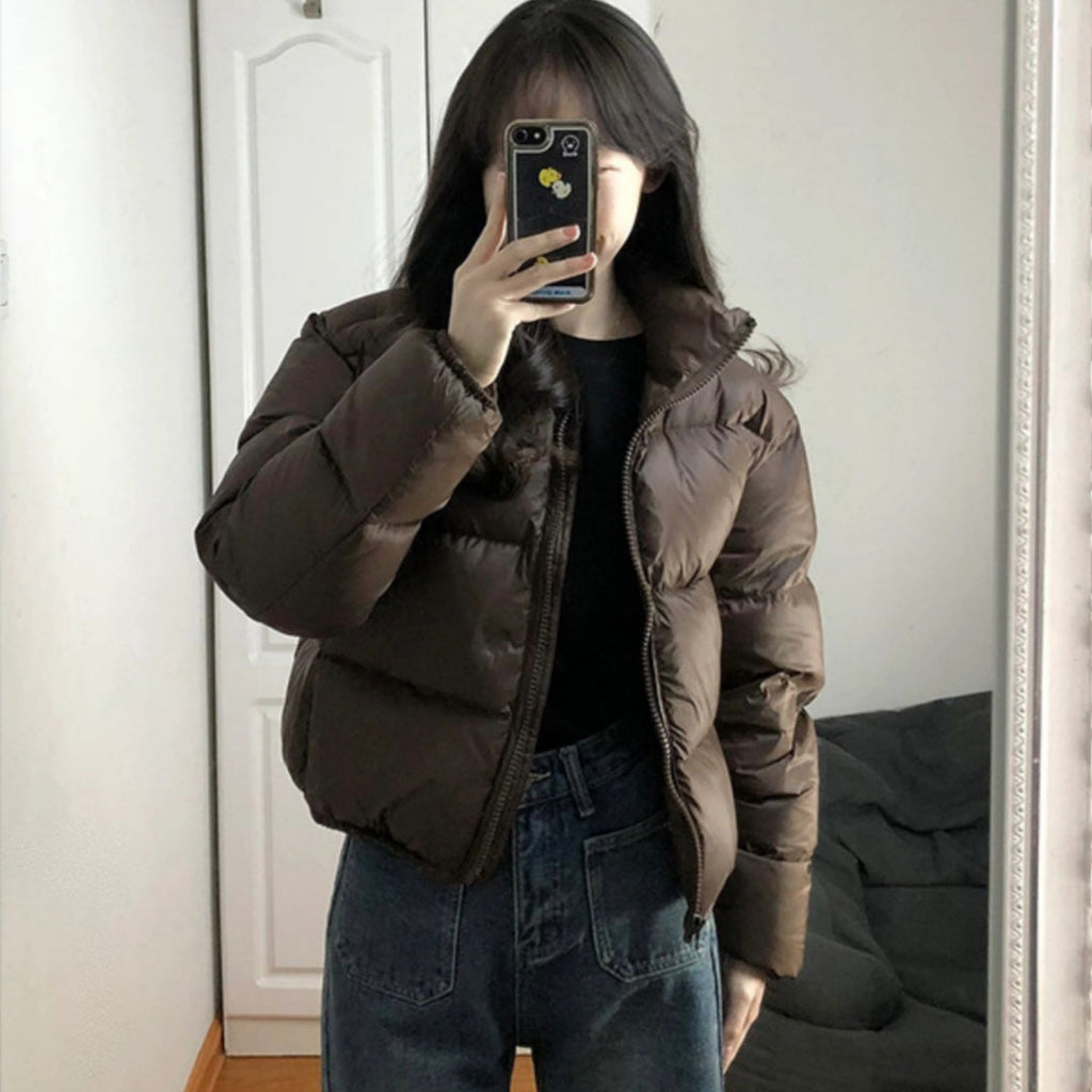 Women's Short Puffer Down Jacket Coats