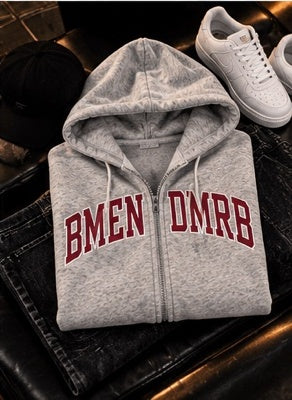 bmen dmrb zip-up hoodie – premium streetwear jacket