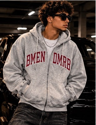 bmen dmrb zip-up hoodie – premium streetwear jacket