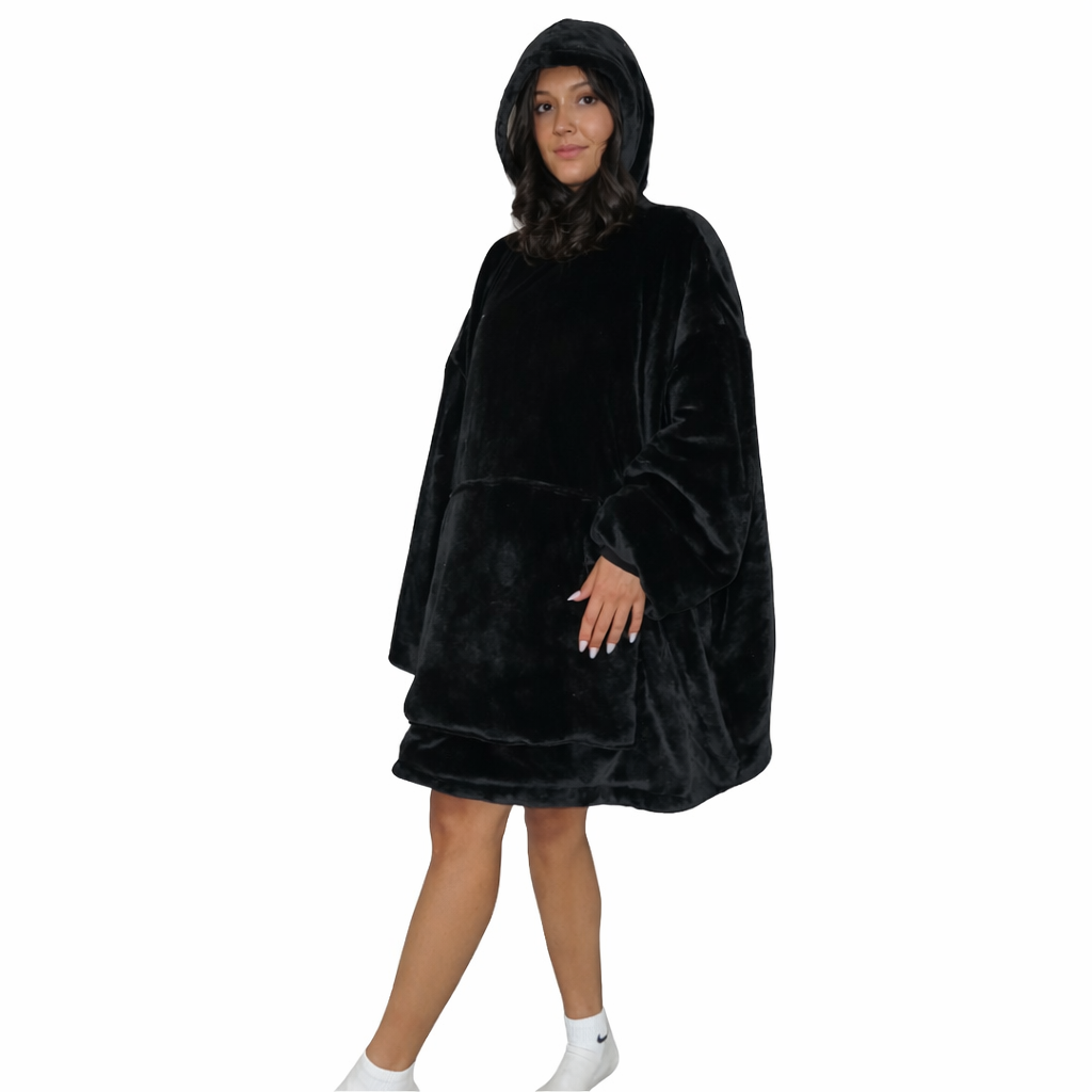 Black Blanket Hoodie