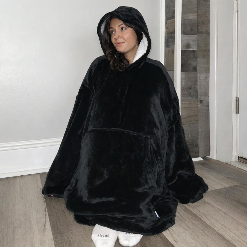 Black Blanket Hoodie