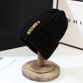 Soft Crochet Knit Beanie Winter Hat for Men Women Unisex Warm Solid Color Cold Cap Fashion Accessory
