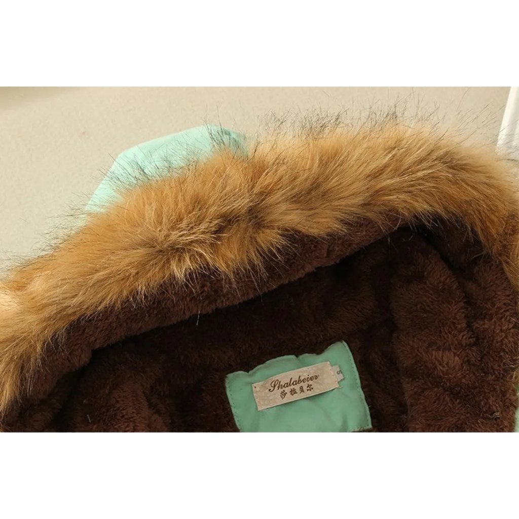 Women's Winter Cotton Jacket - Hooded Slim Fit Warm Parka